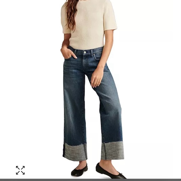 Lucky Brand Lucky Legend Mid Rise Sweet Wide Leg size 10 NWT - Picture 1 of 12